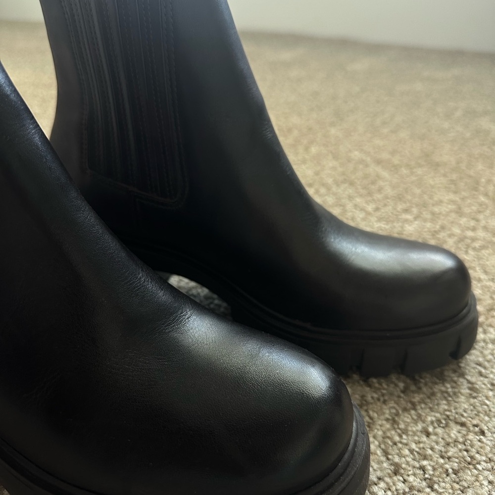 Women's Dark Brown Leather Boots